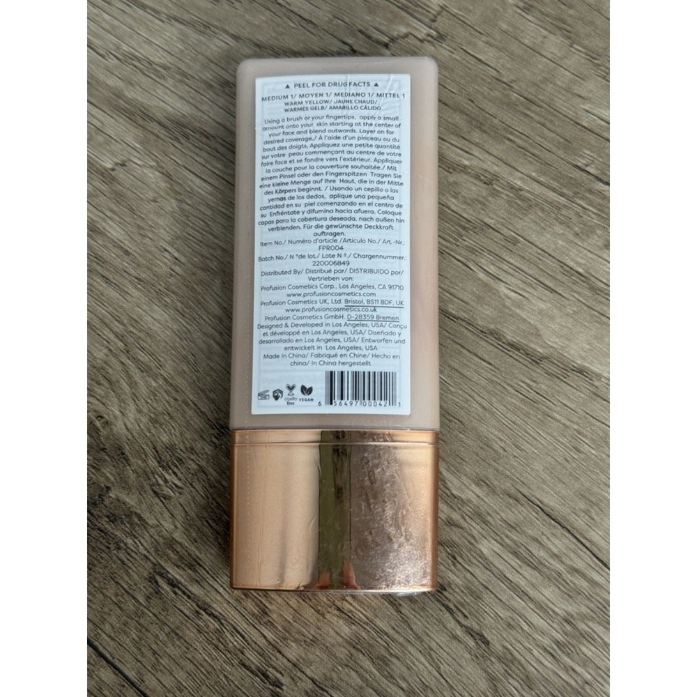 Profusion Feel Good Skin Long Wear Skin Perfector Medium 1 SPF 15 Foundation 1oz - Picture 3 of 3
